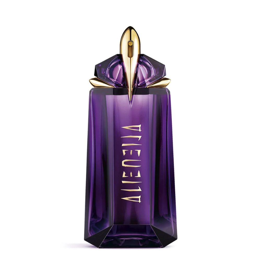 Hình ảnh Mugler Alien với vỏ chai màu tím thạch anh.