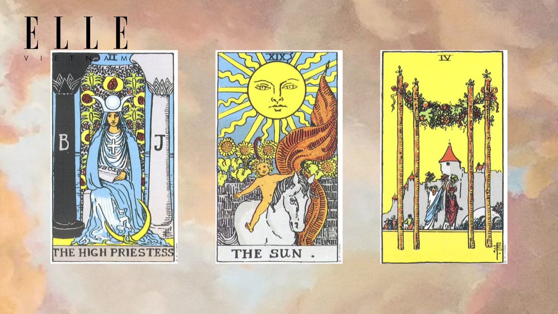 trải bài tarot gồm 