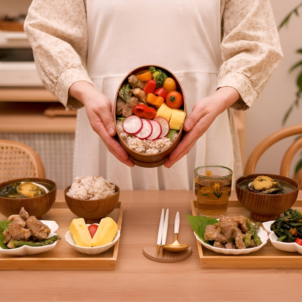 Hộp cơm đầy ủ dưỡng chất có lợi cho não bộ.