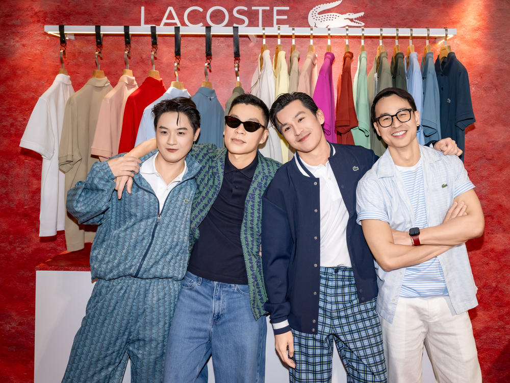 người nổi tiếng Lacoste