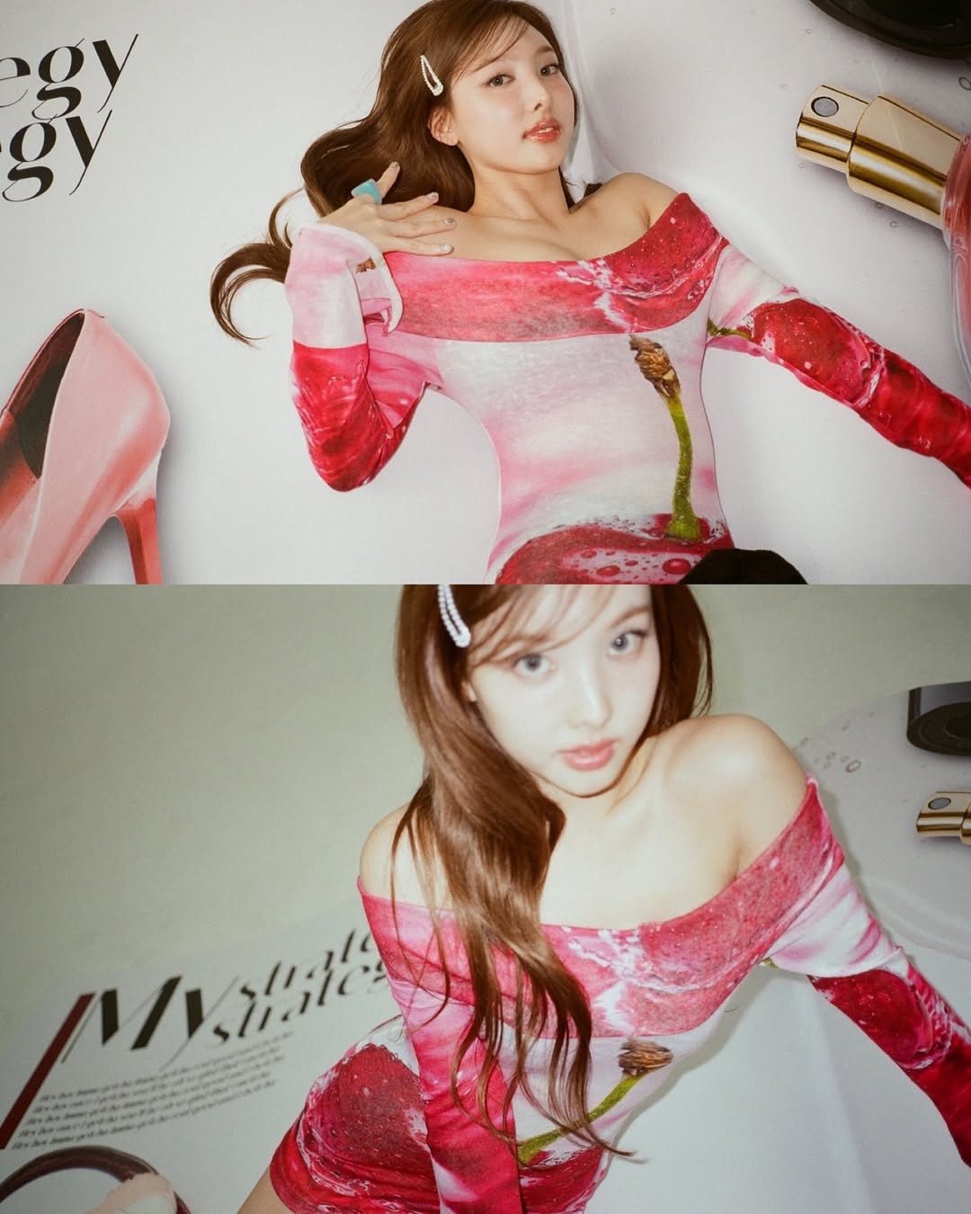 nayeon diện áo neon