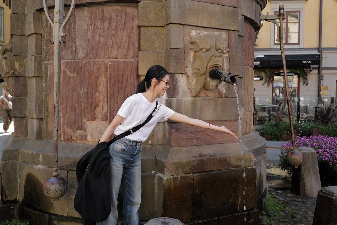 thời trang  đời thường diễn viên "Mưu nữ lang" Lưu Hạo Tồn