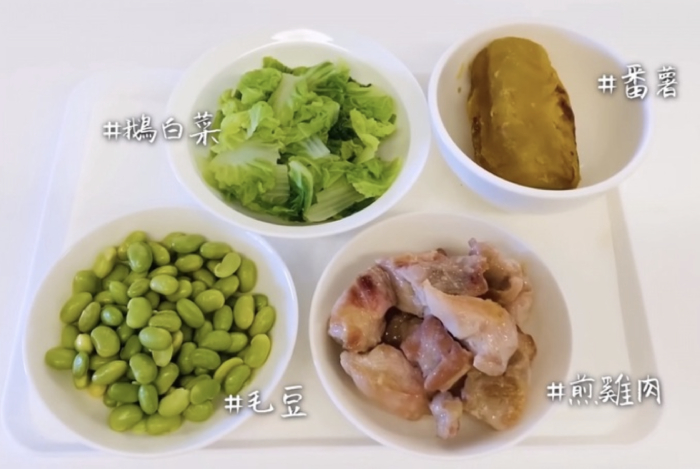 khẩu phần ăn của Dương Thường Lâm