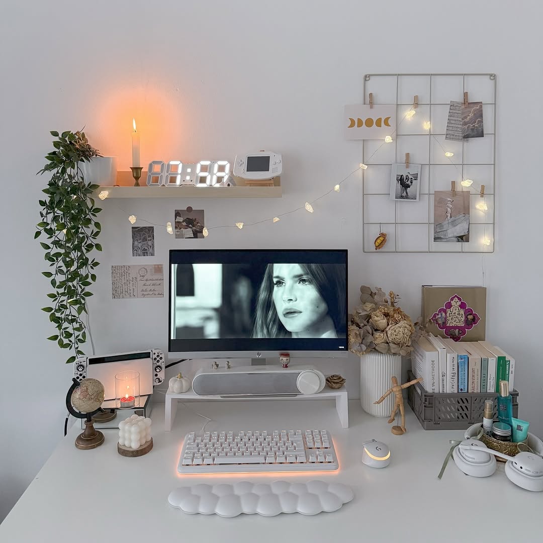 Đồng hồ vật dụng cần thiết để bàn làm việc văn phòng