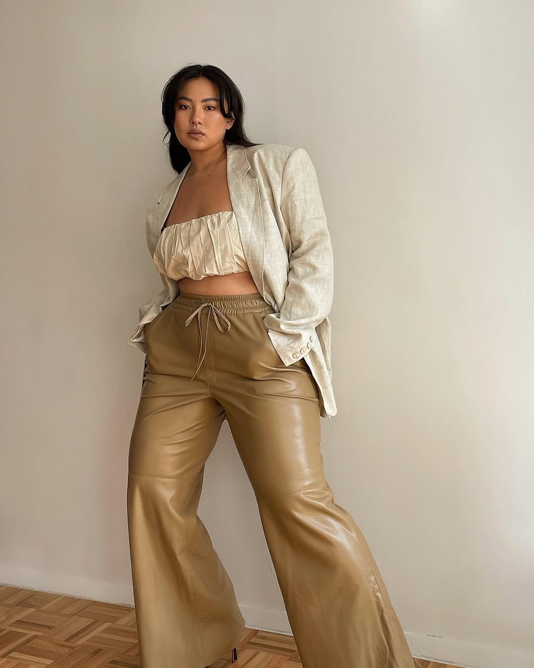 iamsarahkim layering cho chubby girl 