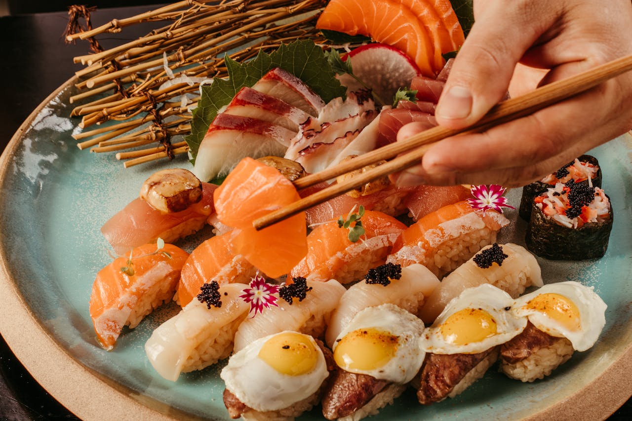 cá hồi sashimi