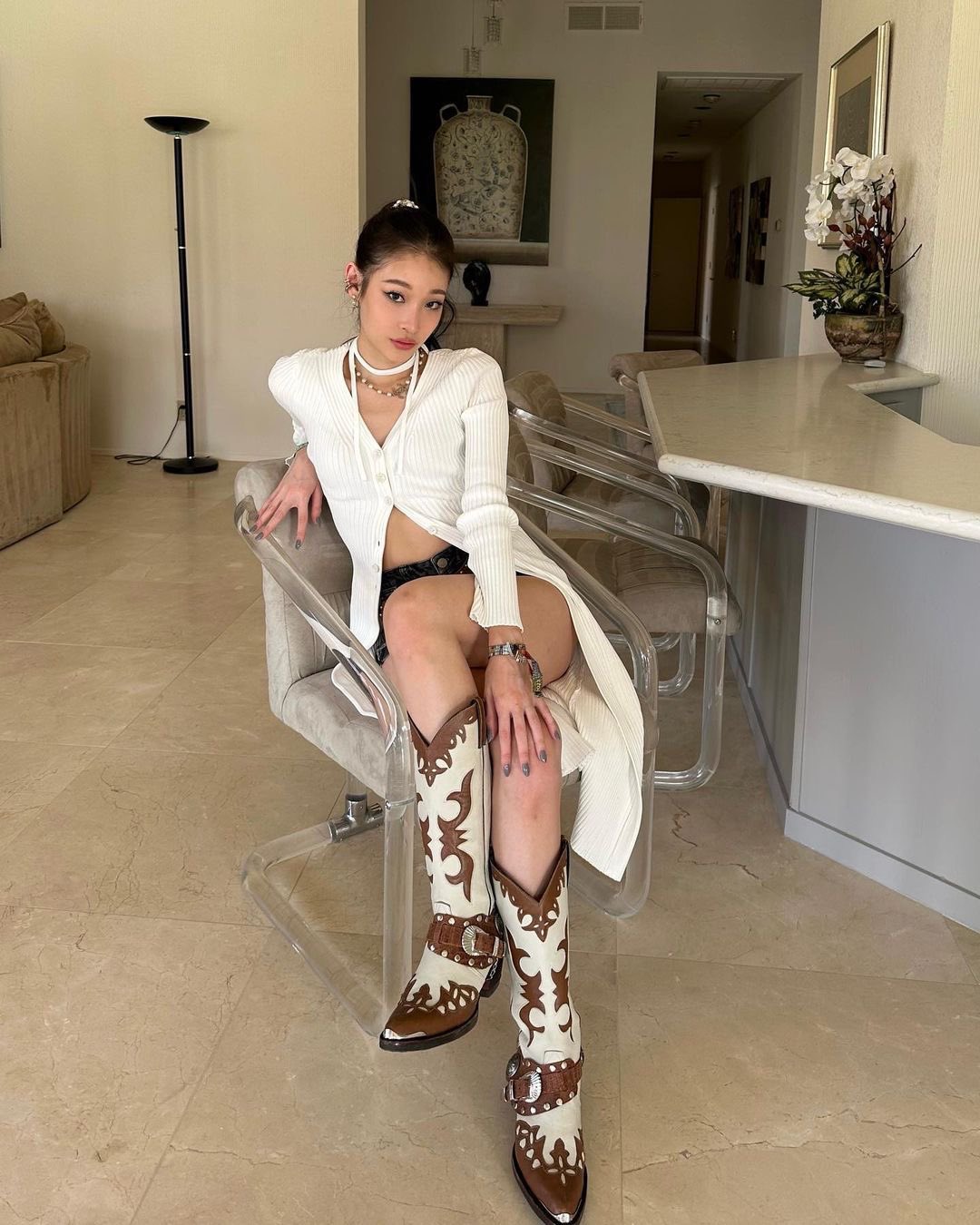 anniesymoon diện boots 