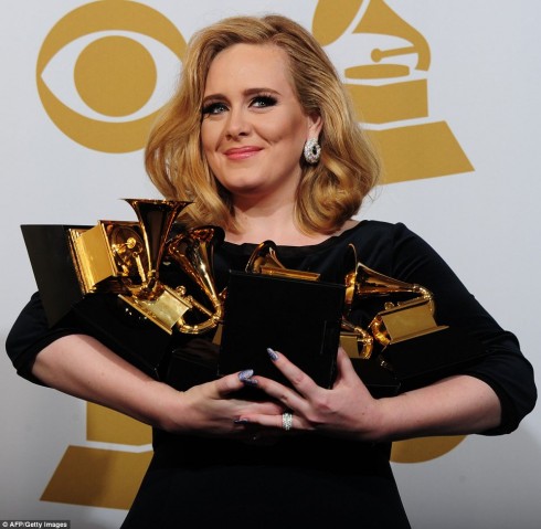 Adele và 6 giải Grammy danh giá.