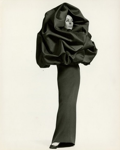 balenciaga chou dress winter 1968