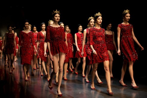 Phần kết show diễn thu đông 2013 của Dolce & Gabbana