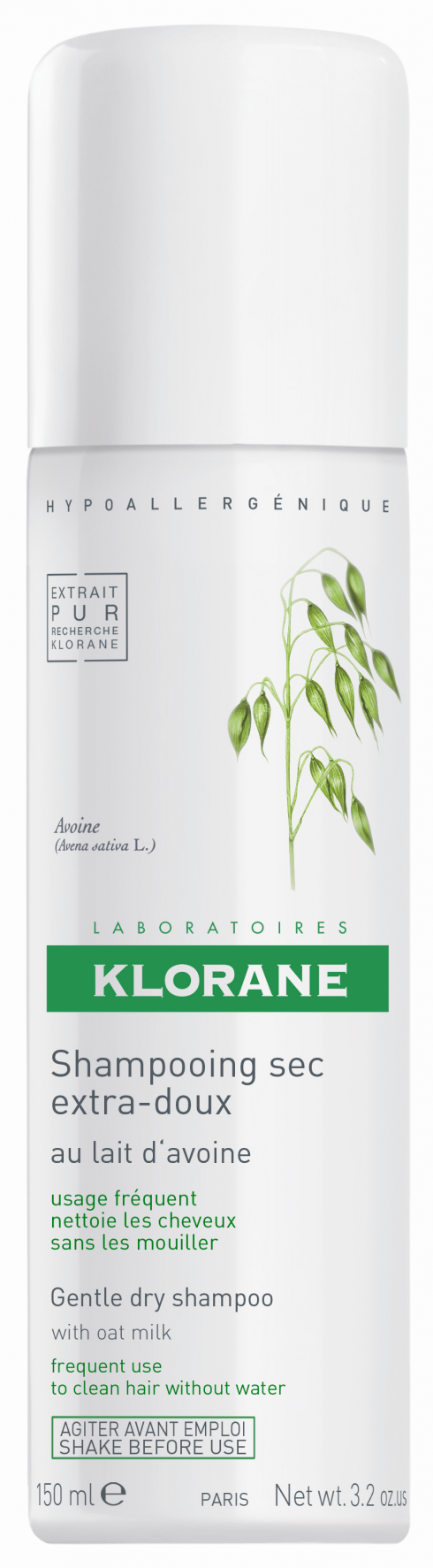 Klorane dry shampoo