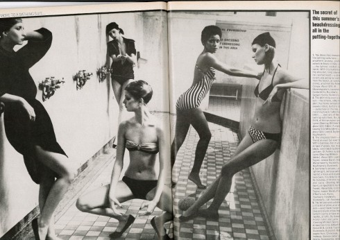 Hình ảnh gây shock trên tờ Vogue năm 1975