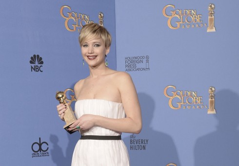 Nữ diễn viên Jennifer Lawrence thắng giải Nữ diễn viên phụ xuất sắc trong phim American Hustle