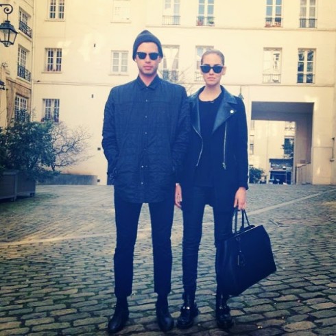 Cặp đôi Ferragni và Andrew Arthur khá ngầu