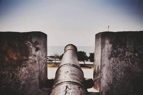Những khẩu pháo bảo vện Cartagena khỏi cướp biển