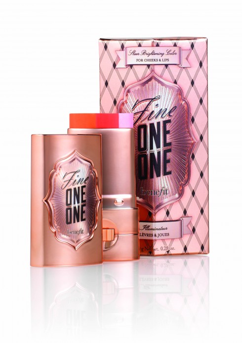 Má hồng kiêm highlighter và son Fine One One, Benefit