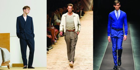 Từ trái qua: Christophe Lemaire, Michael Kors, Canali