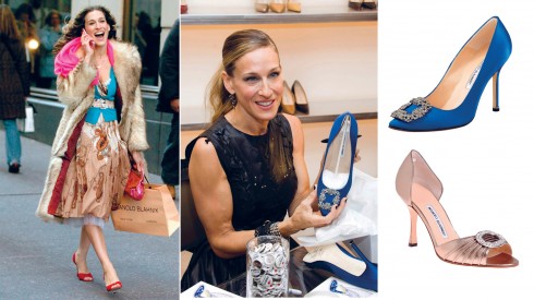 Cũng như nhân vật Carrie Bradshaw do cô thủ vai, Sarah Jessica Parker không khi nào ngần ngại chia sẻ tình yêu bất tận đối với những đôi giày Manolo Blahnik.