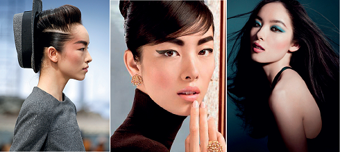 Sun feifei hiện là gương mặt châu Á hàng đầu trên các sàn diễn thời trang quốc tế