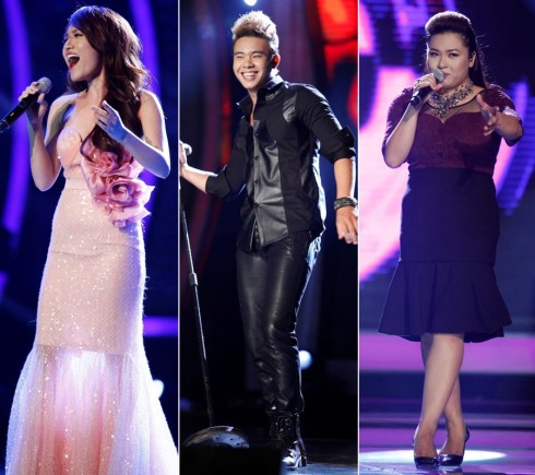 Top 3 Vietnam Idol trong đêm Gala 7