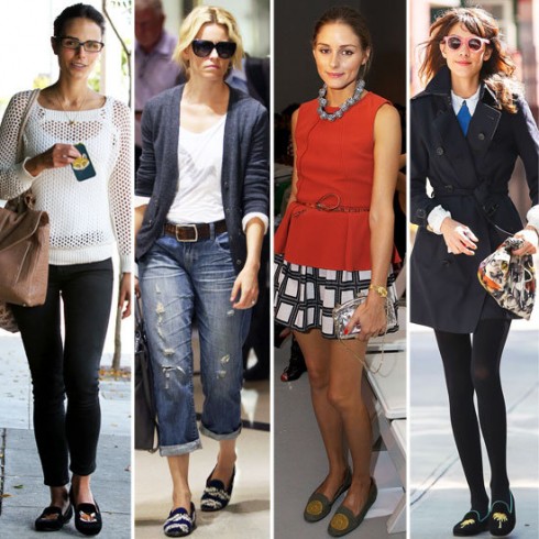 Sao Hollywood cũng mê mẩn Loafers: Jordana Brewster, Elizabeth Banks, Olivia Palermo, và Alexa Chung