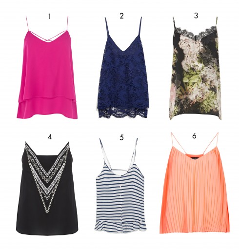 1.Warehouse 2.Zara 3.Warehouse 4.Karen Millen 5.Zara 6.Topshop