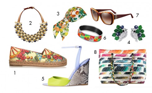 1.Dolce & Gabbana 2.Louis Vuitton 3.Eugenia Kim 4.Cartier 5.Dior 6.Hermès 7.Cartier 8.Chanel