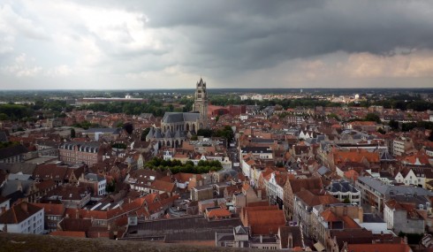 Toàn cảnh phố cổ nhìn từ đỉnh tháp chuông Belfort