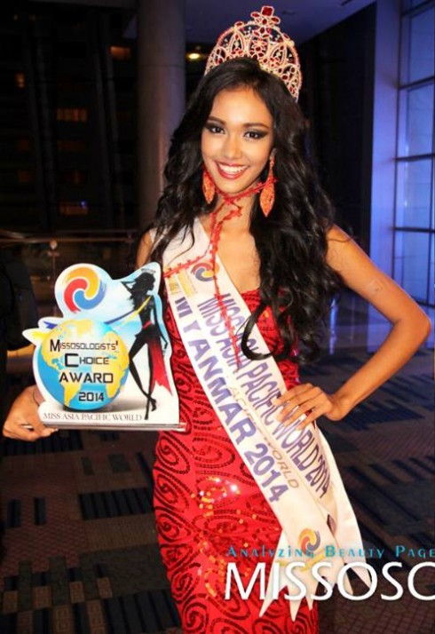 Người đẹp May Myat Noe đăng quang cuộc thi Hoa hậu châu Á Thái Bình Dương