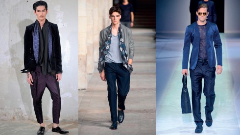 Từ trái qua: Haider Ackerman, Hermès, Emporio Armani