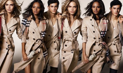 Introducing the Burberry Autumn:Winter 2014 campaign with a dynamic cast of young British talent including Cara Delevingne, Malaika Firth and Tarun Nijjer wearing heritage trench coats and accessories