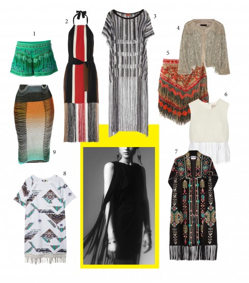 1.Emilio Pucci 2.Fendi 3.Missoni 4.Kate Moss For Topshop 5.Emilio Pucci 6.Jason Wu 7.Valentino 8.MSGM 9.Missoni