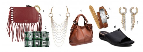 1.Valentino 2.Chanel 3.Cartier 4.Ecco 5.Hermès 6.Ecco 7.Cartier