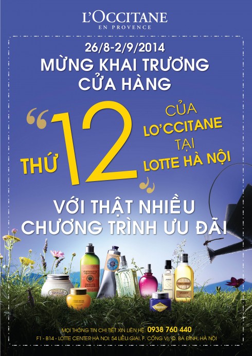 ellevn loccitane khai truong