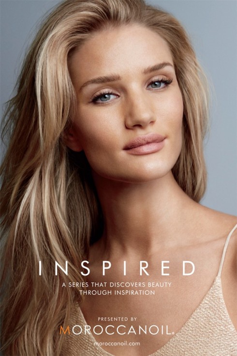 Rosie Huntington-Whiteley trở thành gương mặt đại diện đầu tiên của Moroccanoil