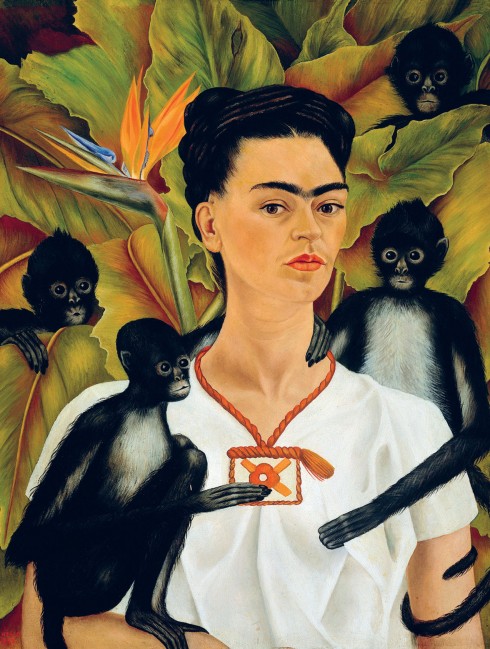 Tự họa của nữ họa sĩ Frida Kahlo