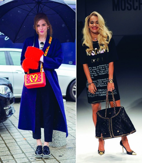 Từ trái qua: Chiara Ferragni, Ca sĩ Rita Ora