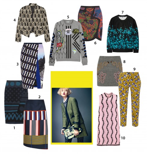 1.Burberry Prorsum 2.Suno 3.Petter Pilotto 4.Genetic X Liberty Ross 5.Kenzo 6.M Missoni 7.Sonia By Sonia Rykiel 8.Stella McCartney 9.Miu Miu 10.Christopher Kane