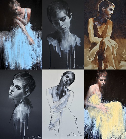 Những bức chân dung của Emma Watson do nghệ sỹ tài năng Mark Demsteader vẽ