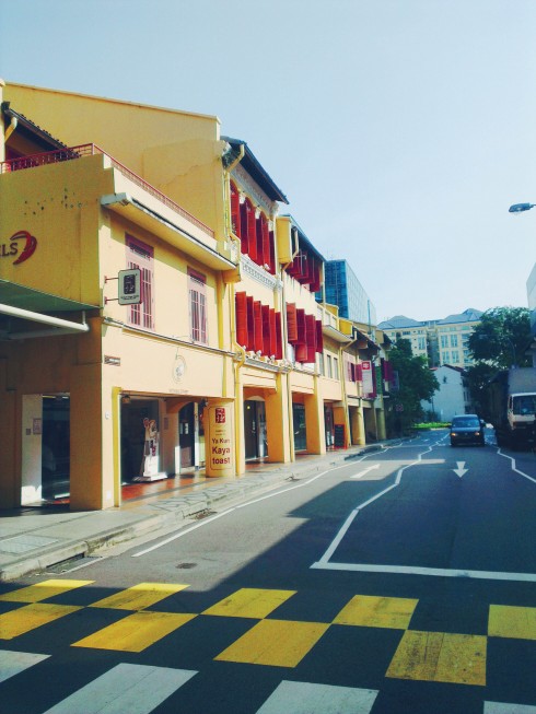 Một con phố tĩnh lặng của Singapore