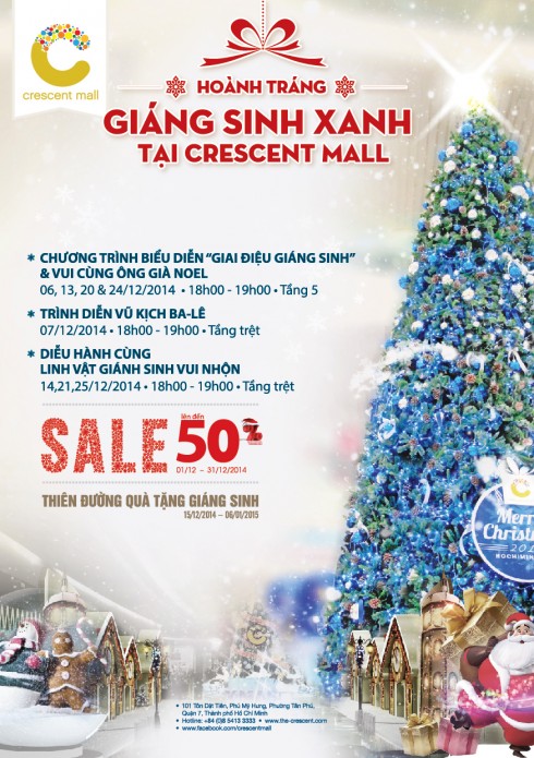 ellevn crescent mall giang sinh xanh1