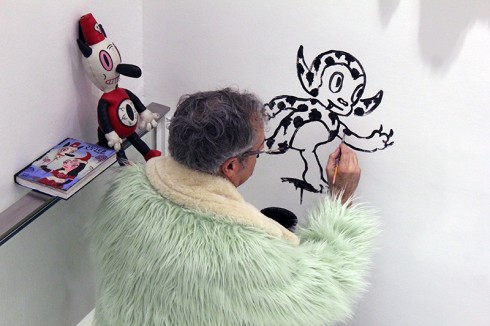 Gary Baseman illustrating