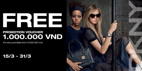 Voucher mua sắm đồ hiệu DKNY