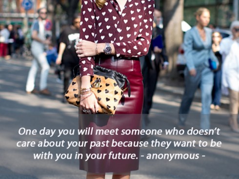 One day you will meet someone ...