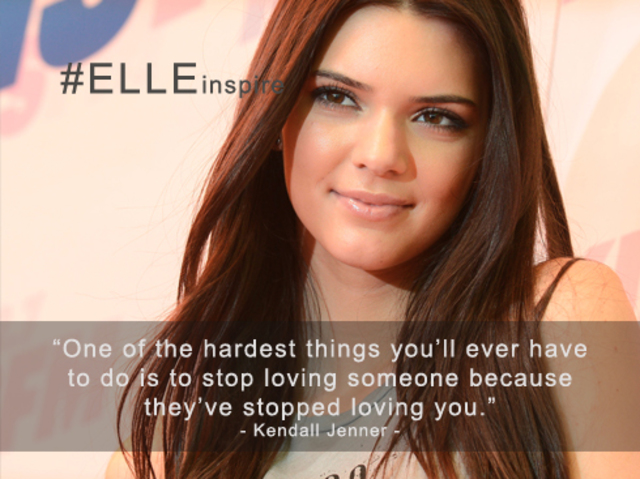 Những câu nói hay về tình yêu của Kendall Jenner