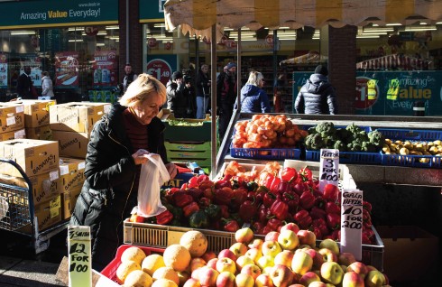 Một khu chợ của Dublin