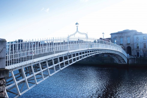 Thành phố Dublin được hình thành dọc hai bên bờ sông Liffey