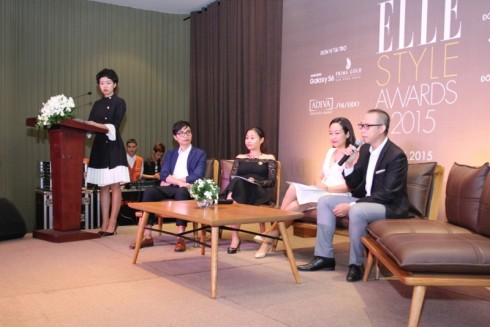 Đại diện Ban tổ chức và Ban cố vấn của Elle Style Award Vietnam 2015