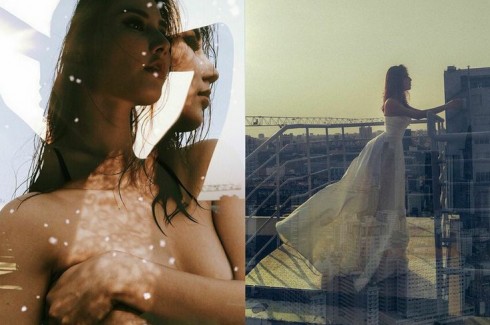 Vẻ đẹp hình thể của cô gái hòa quyện tự nhiên và tinh tế vào vẻ đẹp mạnh mẽ của Sài Gòn