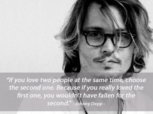 Câu nói nổi tiếng của Jonny Depp về tình yêu